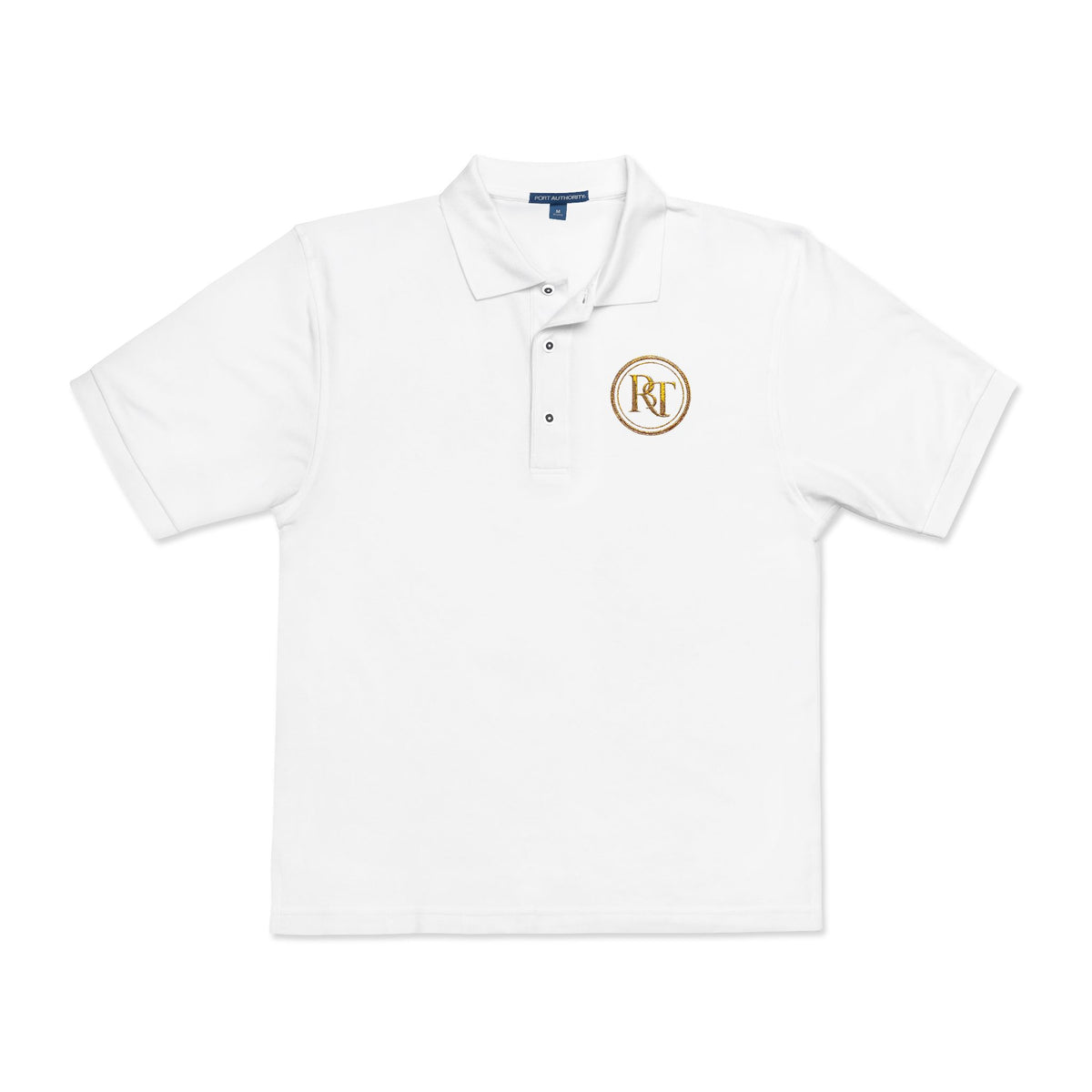 THE SIGNATURE POLO

Black premium cotton with hand-stitched gold RT monogram. 
Built for Boston nights, legacy in every thread.

- Gold embroidered RT logo
- Premium 100% cotton
- True to size
- Free shipping Boston + USA