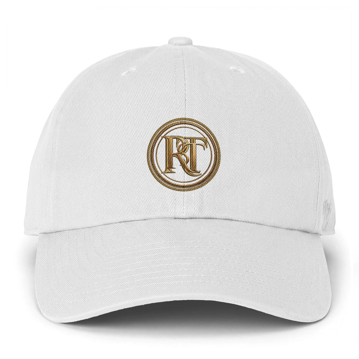RT MONOGRAM CAP 

Classic cap with gold embroidered RT legacy logo.