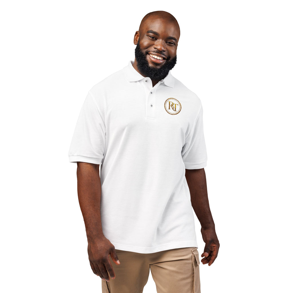 THE SIGNATURE POLO

Black premium cotton with hand-stitched gold RT monogram. 
Built for Boston nights, legacy in every thread.

- Gold embroidered RT logo
- Premium 100% cotton
- True to size
- Free shipping Boston + USA