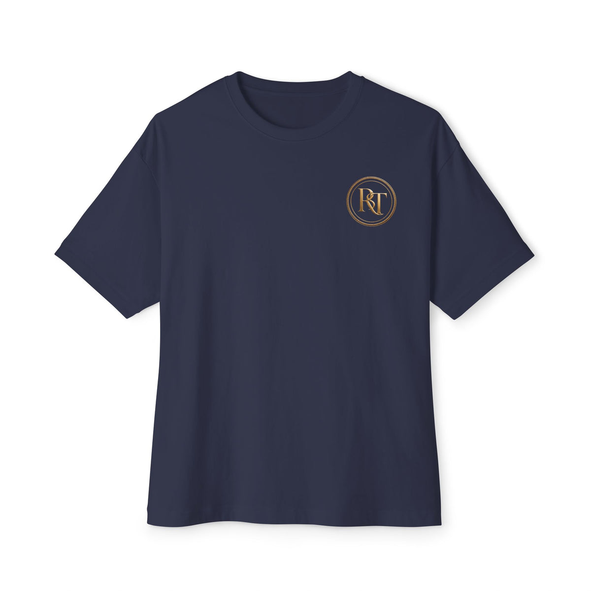 Boston Luxe RT Gold Boxy Tee - Heavyweight Oversized Collection