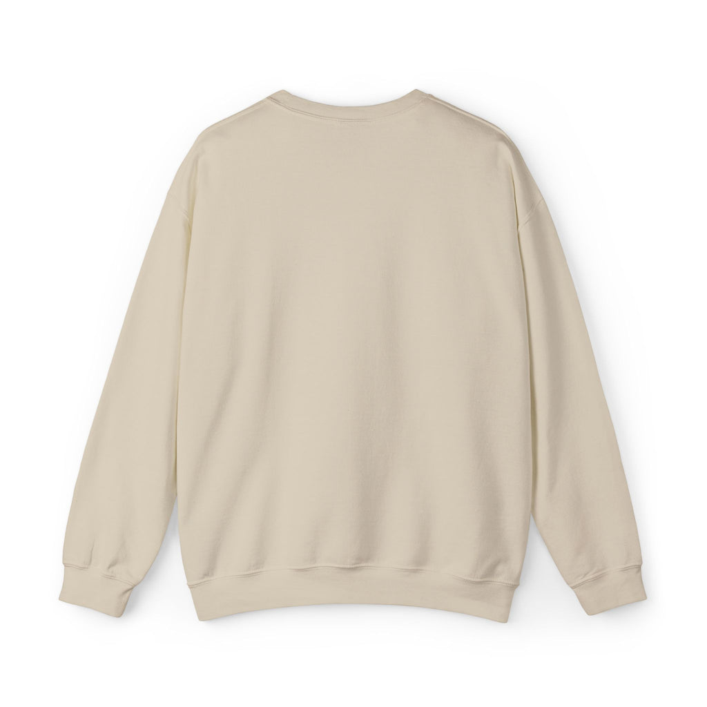 Gold Foil Monogram Crewneck Sweatshirt — Elegant Initial Pullover